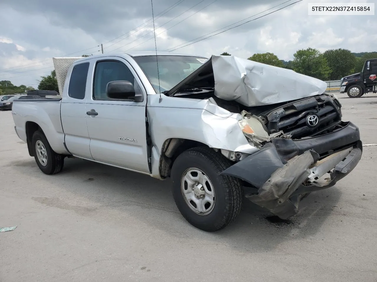 2007 Toyota Tacoma Access Cab VIN: 5TETX22N37Z415854 Lot: 66667604