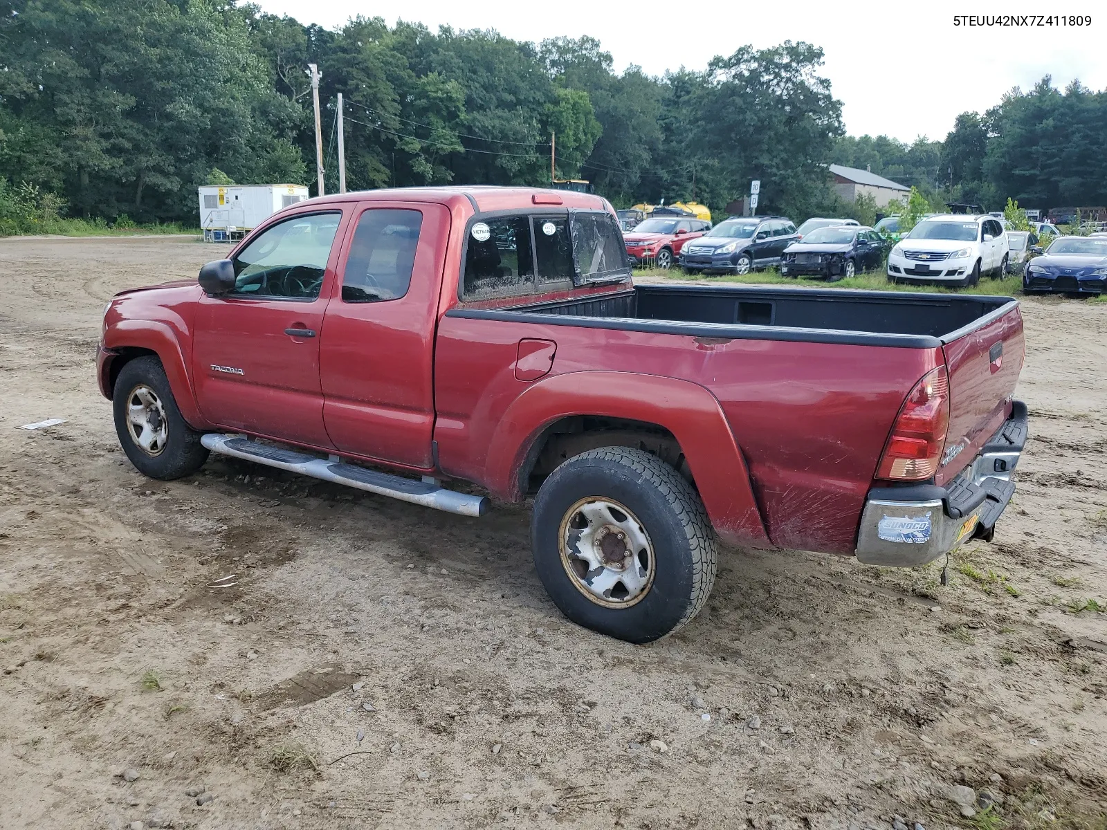 5TEUU42NX7Z411809 2007 Toyota Tacoma Access Cab