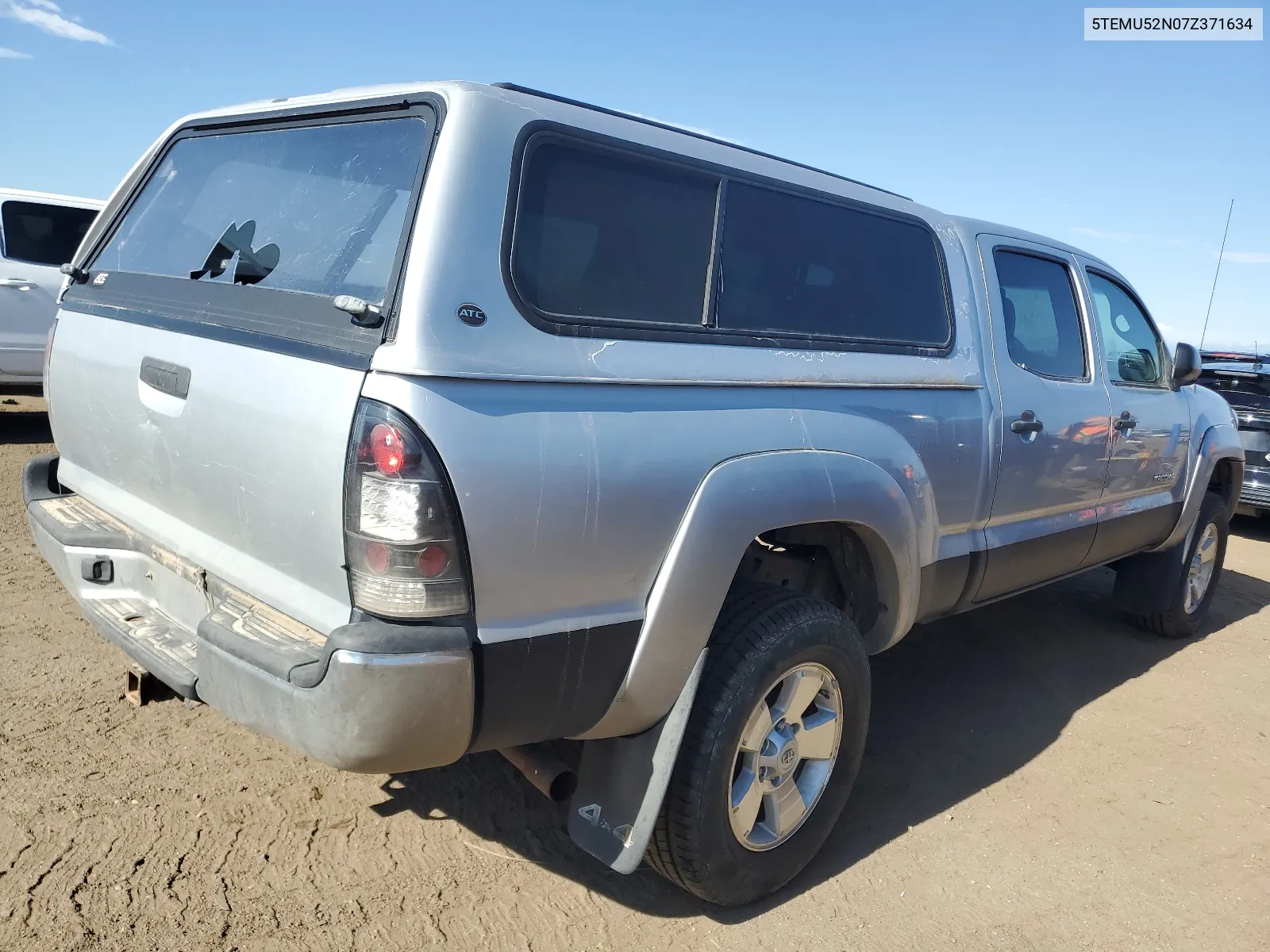 2007 Toyota Tacoma Double Cab Long Bed VIN: 5TEMU52N07Z371634 Lot: 66949934