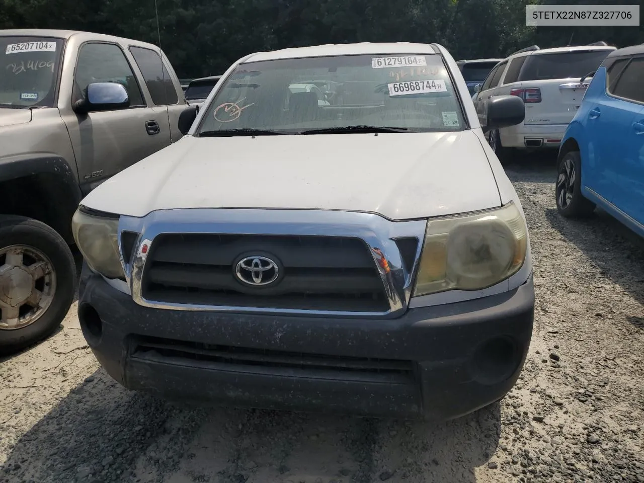 2007 Toyota Tacoma Access Cab VIN: 5TETX22N87Z327706 Lot: 66968744