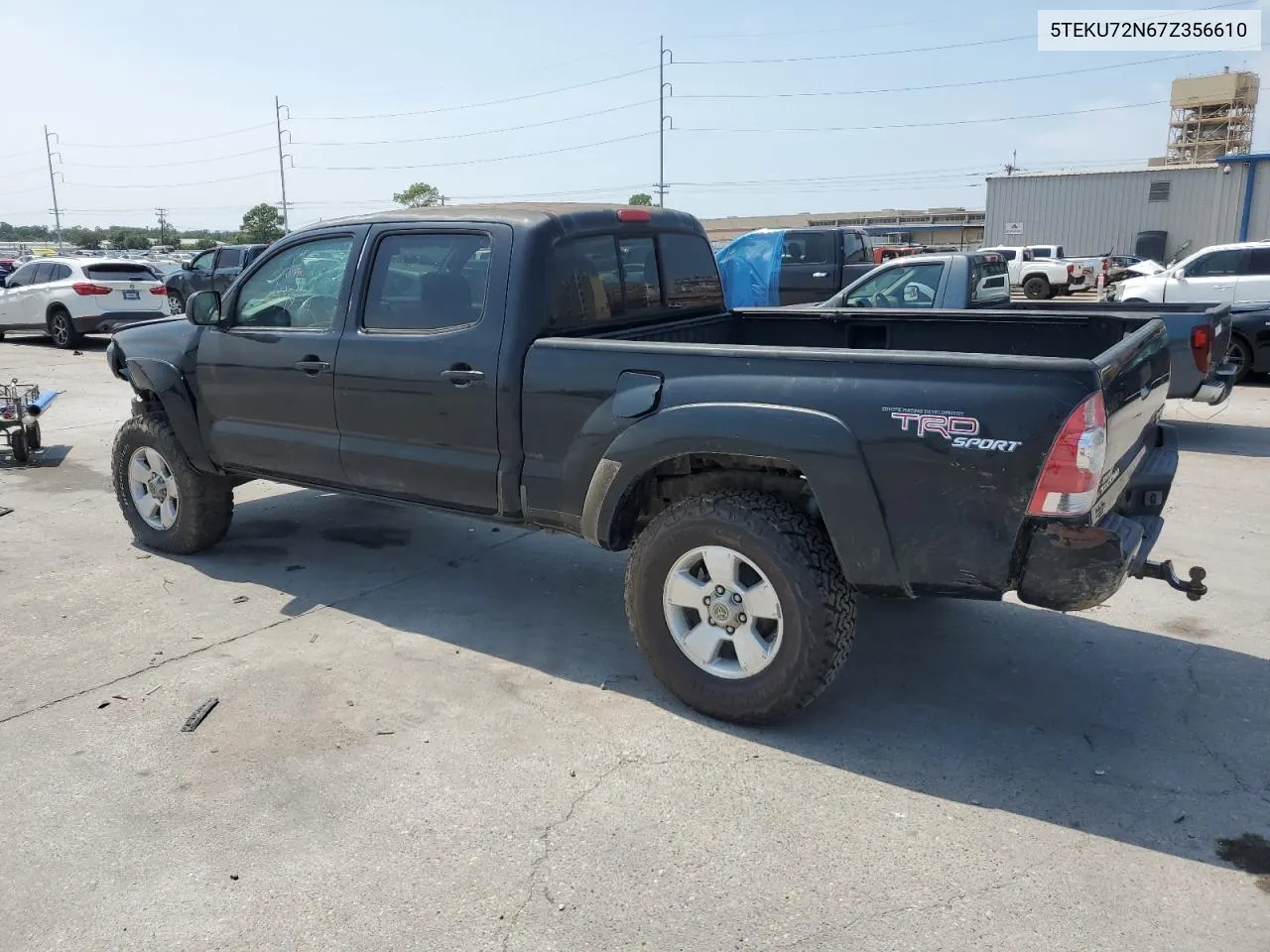 2007 Toyota Tacoma Double Cab Prerunner Long Bed VIN: 5TEKU72N67Z356610 Lot: 66978394