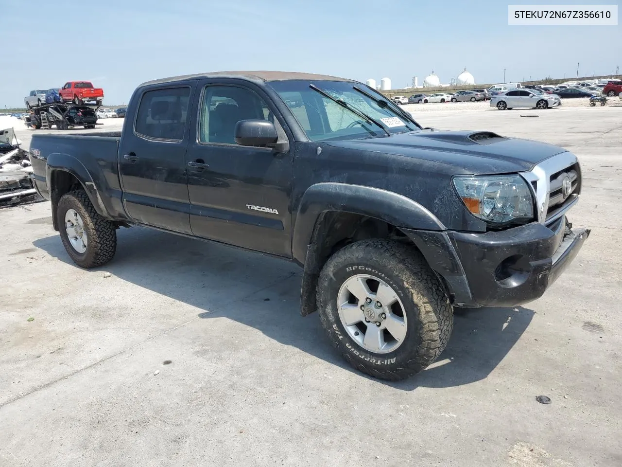 2007 Toyota Tacoma Double Cab Prerunner Long Bed VIN: 5TEKU72N67Z356610 Lot: 66978394