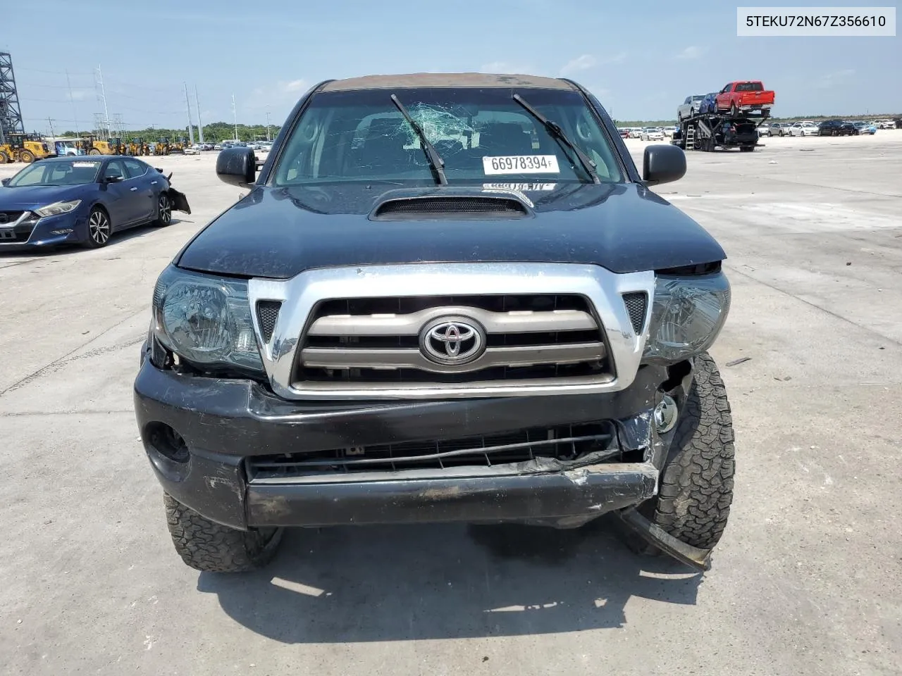 2007 Toyota Tacoma Double Cab Prerunner Long Bed VIN: 5TEKU72N67Z356610 Lot: 66978394