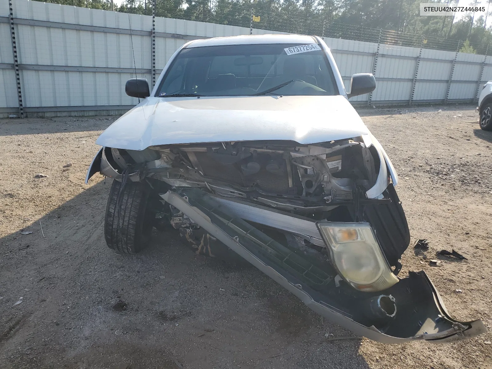 2007 Toyota Tacoma Access Cab VIN: 5TEUU42N27Z446845 Lot: 67377254