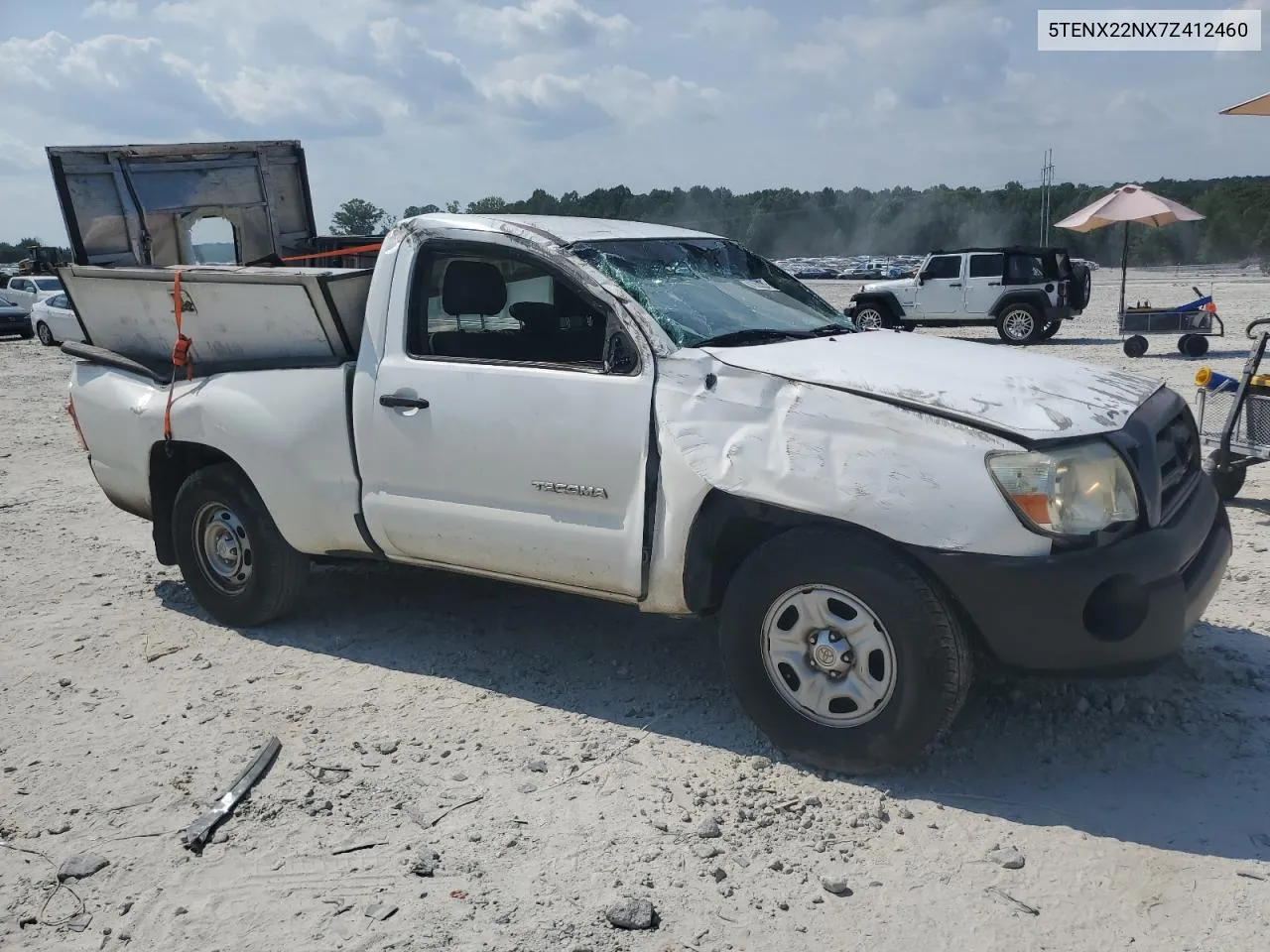 2007 Toyota Tacoma VIN: 5TENX22NX7Z412460 Lot: 67856004