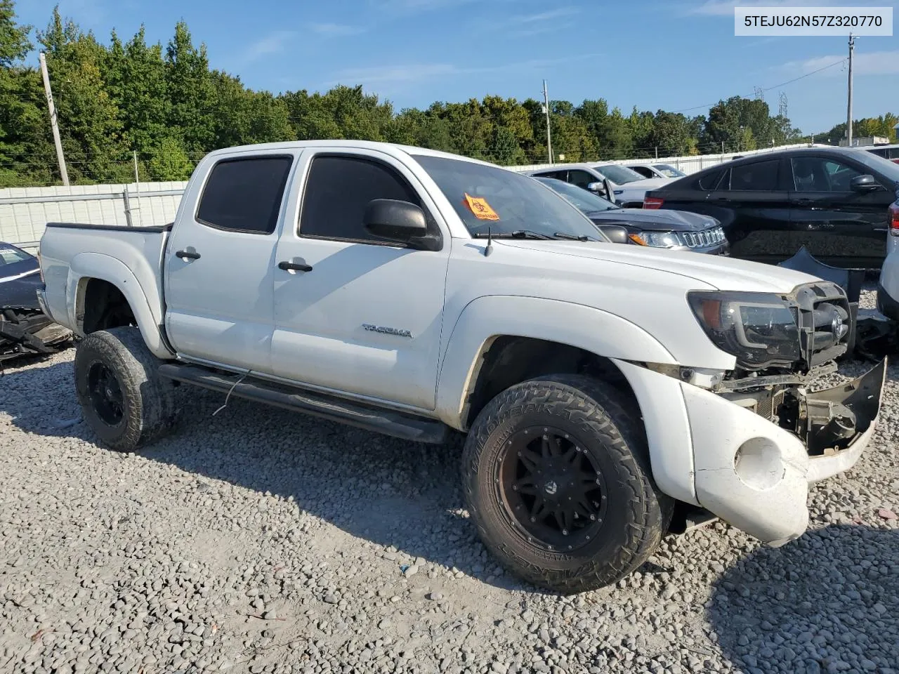 2007 Toyota Tacoma Double Cab Prerunner VIN: 5TEJU62N57Z320770 Lot: 68476244