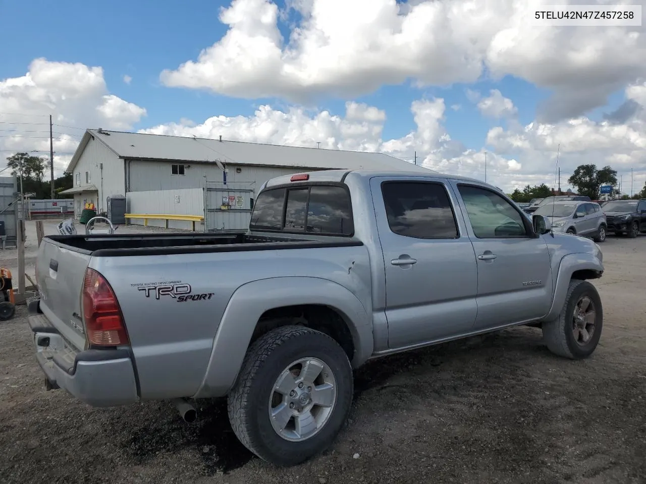 5TELU42N47Z457258 2007 Toyota Tacoma Double Cab