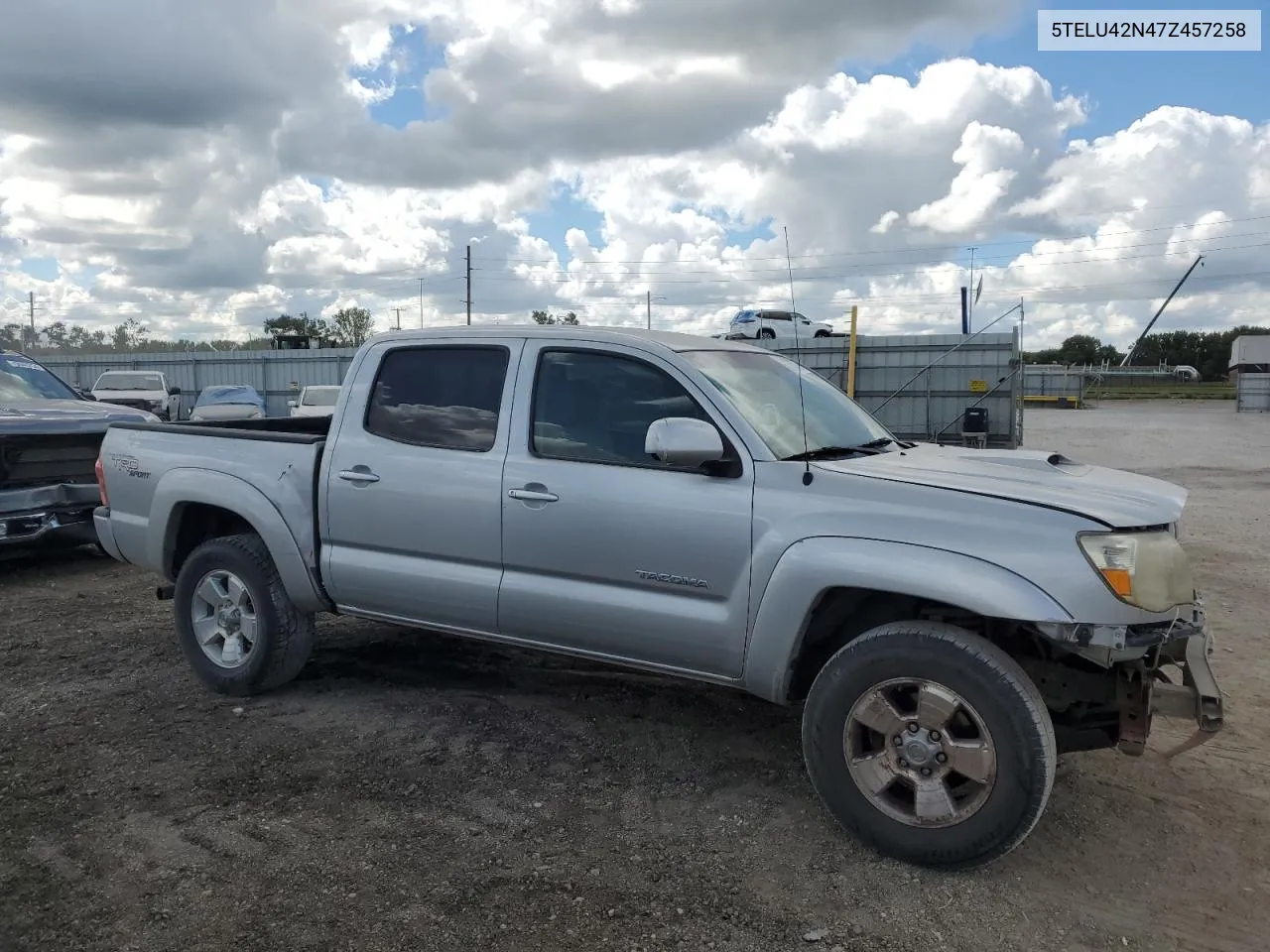 5TELU42N47Z457258 2007 Toyota Tacoma Double Cab