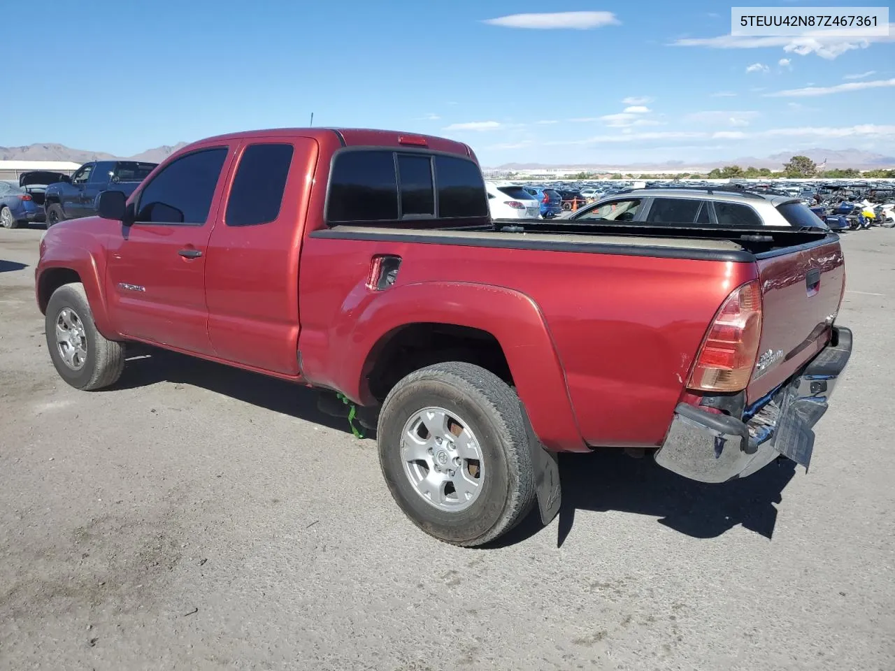 2007 Toyota Tacoma Access Cab VIN: 5TEUU42N87Z467361 Lot: 68557144