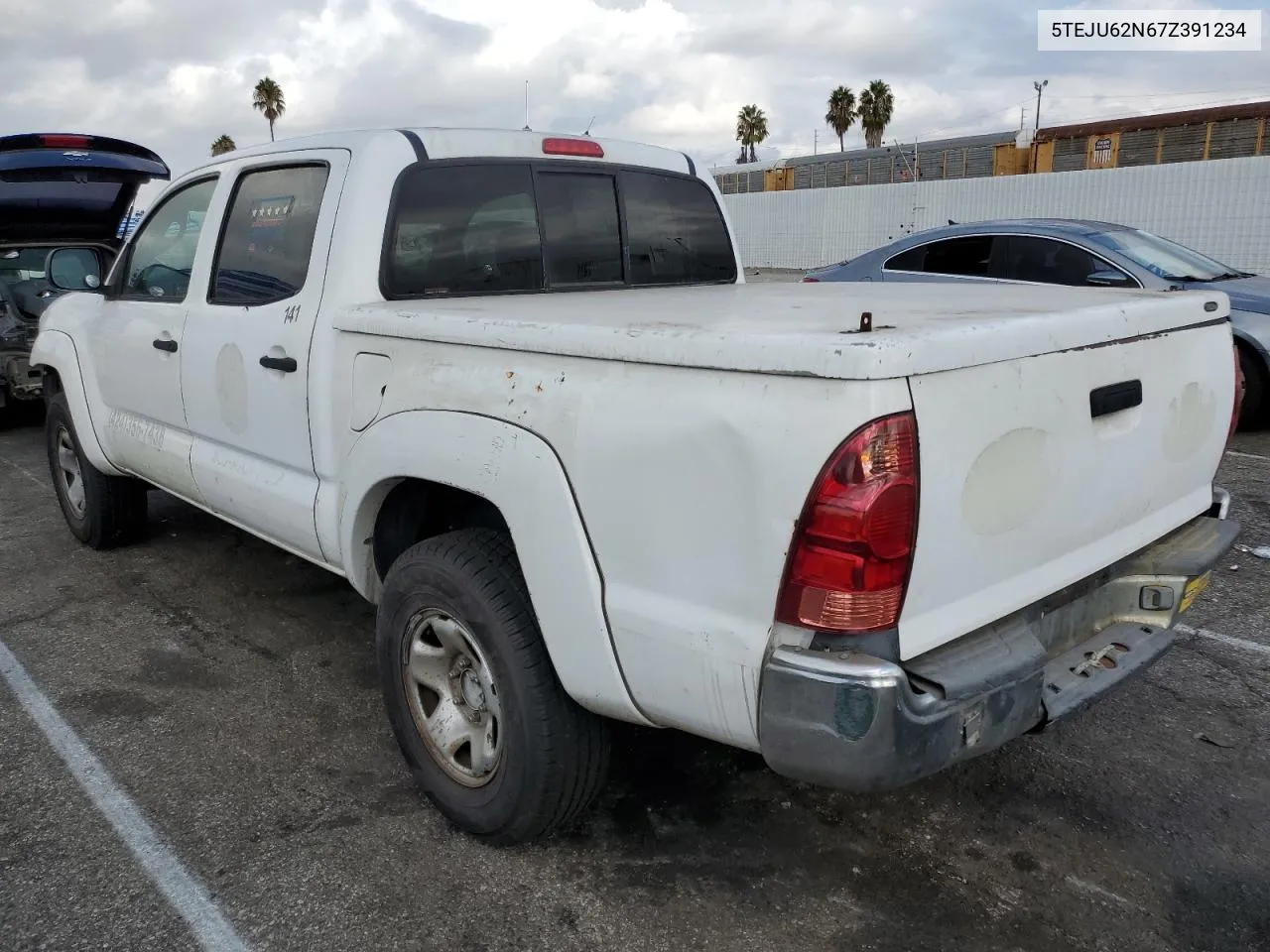 2007 Toyota Tacoma Double Cab Prerunner VIN: 5TEJU62N67Z391234 Lot: 68566524