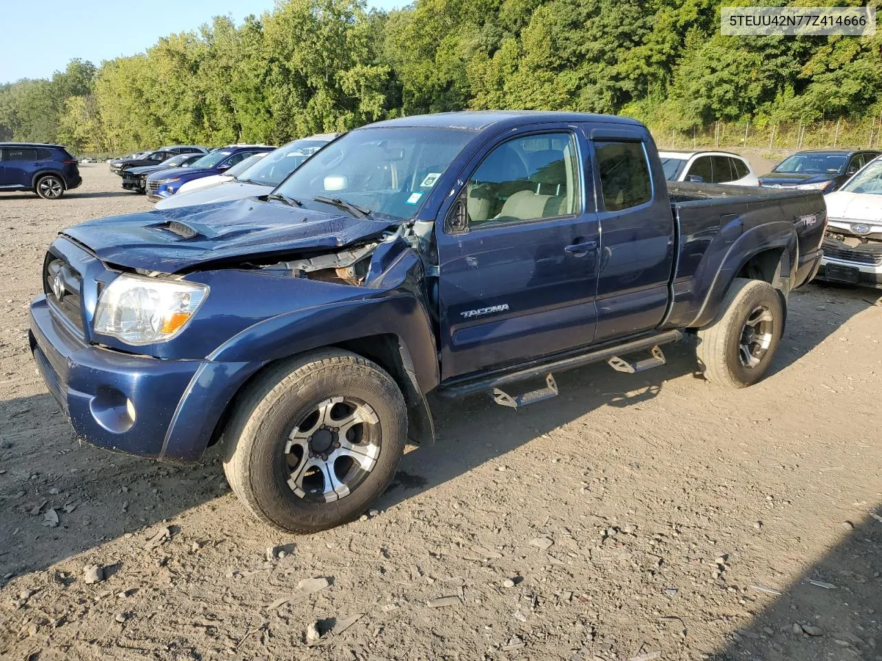 2007 Toyota Tacoma Access Cab VIN: 5TEUU42N77Z414666 Lot: 68631464