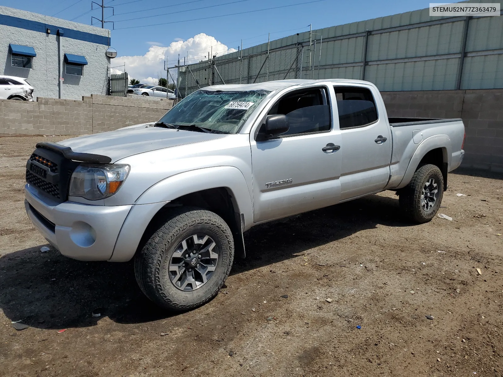 5TEMU52N77Z363479 2007 Toyota Tacoma Double Cab Long Bed