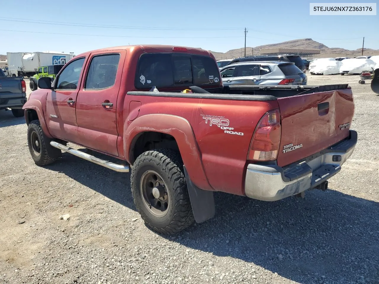 2007 Toyota Tacoma Double Cab Prerunner VIN: 5TEJU62NX7Z363176 Lot: 68936584