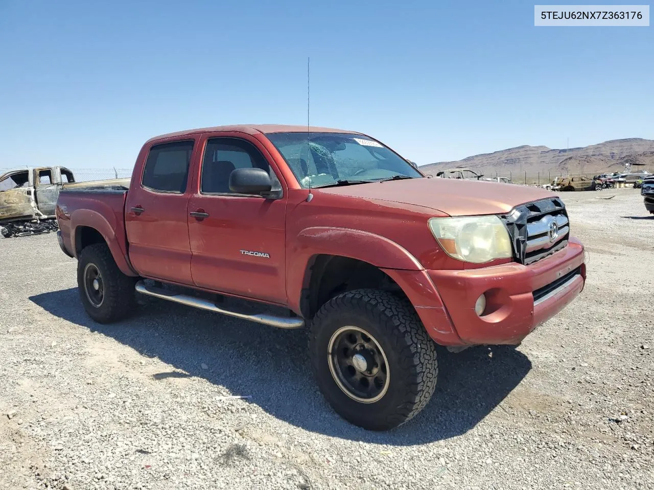 2007 Toyota Tacoma Double Cab Prerunner VIN: 5TEJU62NX7Z363176 Lot: 68936584