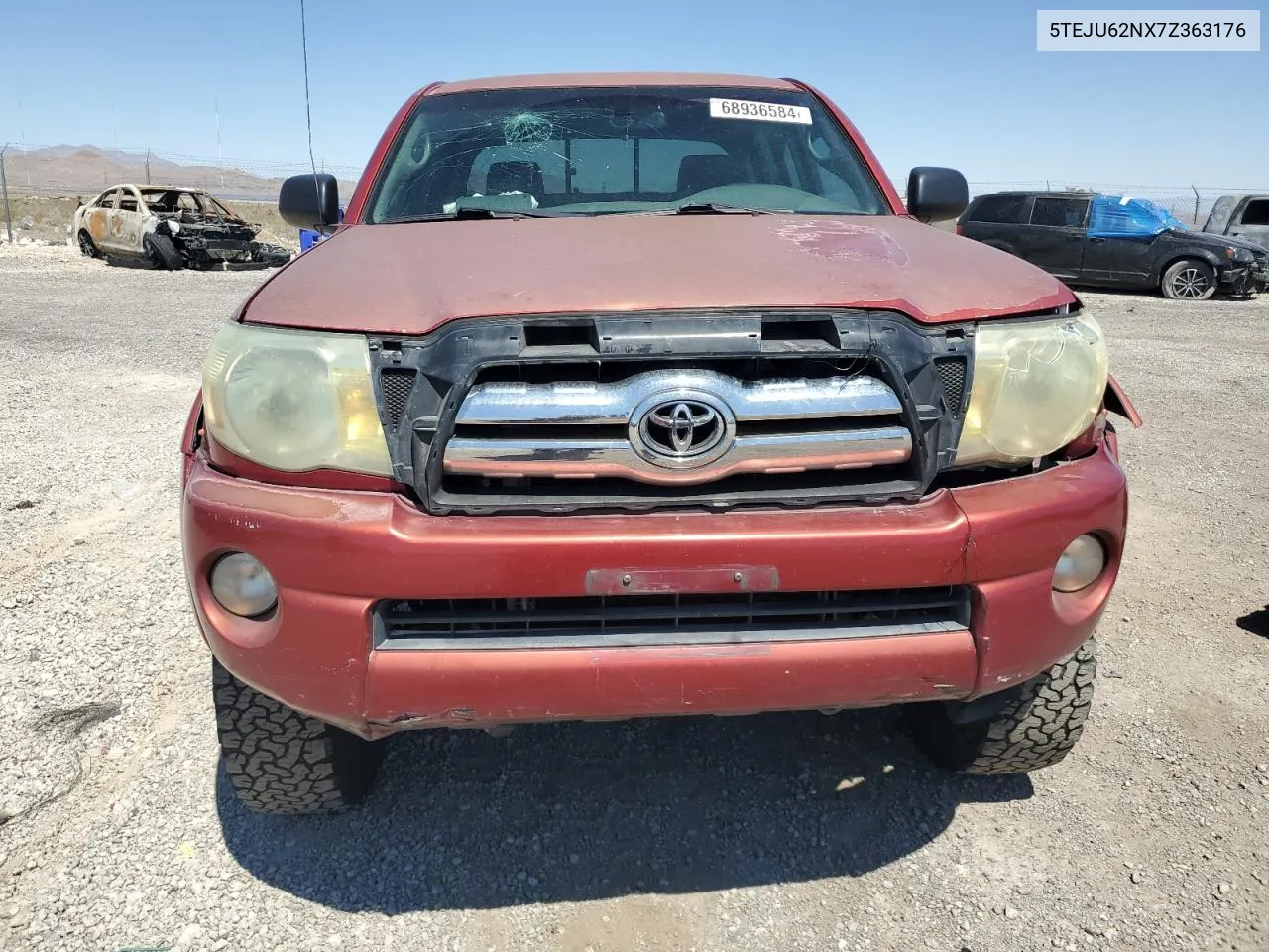 2007 Toyota Tacoma Double Cab Prerunner VIN: 5TEJU62NX7Z363176 Lot: 68936584