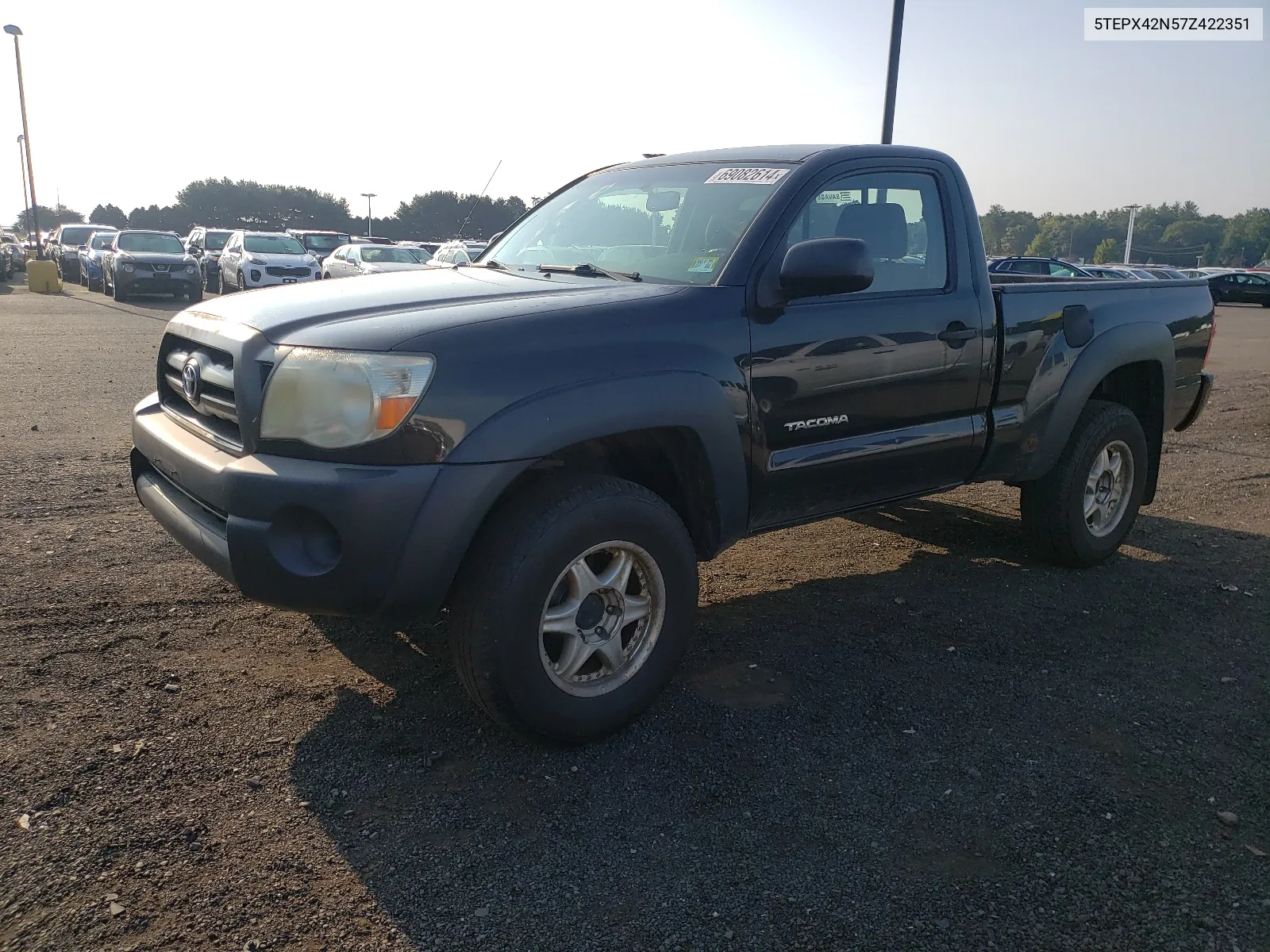 2007 Toyota Tacoma VIN: 5TEPX42N57Z422351 Lot: 69082614