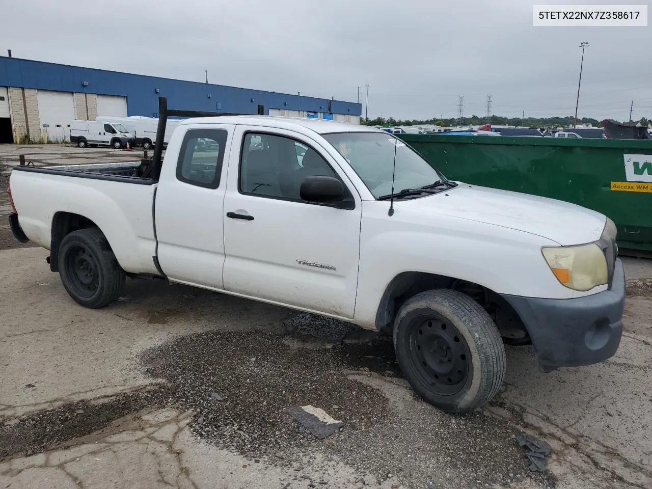 2007 Toyota Tacoma Access Cab VIN: 5TETX22NX7Z358617 Lot: 69116334