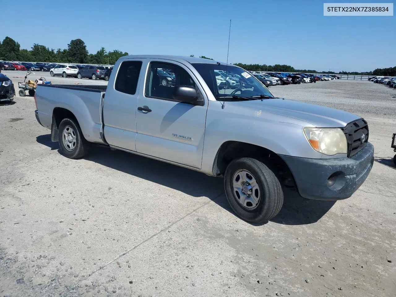 2007 Toyota Tacoma Access Cab VIN: 5TETX22NX7Z385834 Lot: 69234234