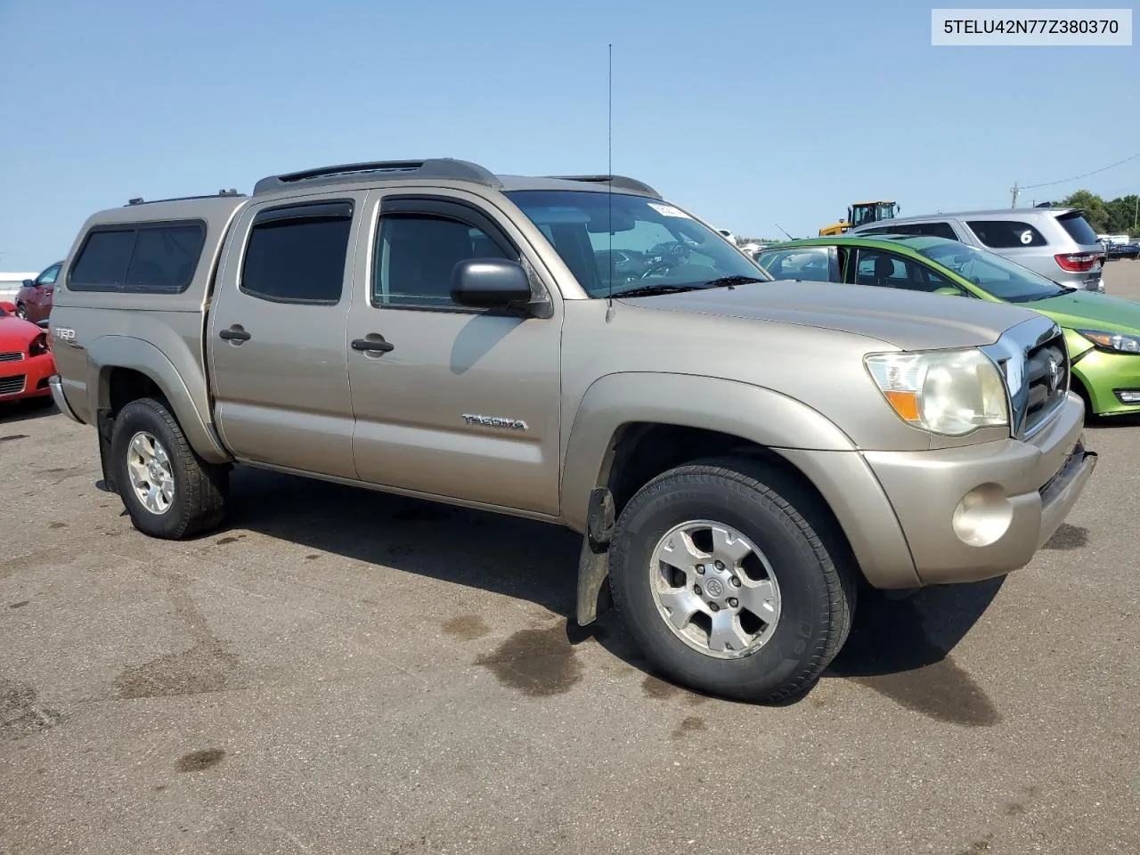 2007 Toyota Tacoma Double Cab VIN: 5TELU42N77Z380370 Lot: 69522114