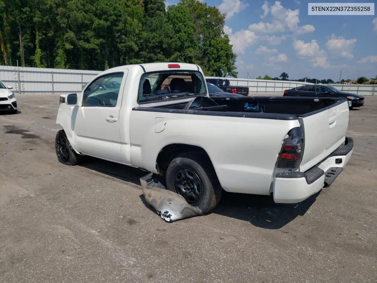 2007 Toyota Tacoma VIN: 5TENX22N37Z355258 Lot: 69650074