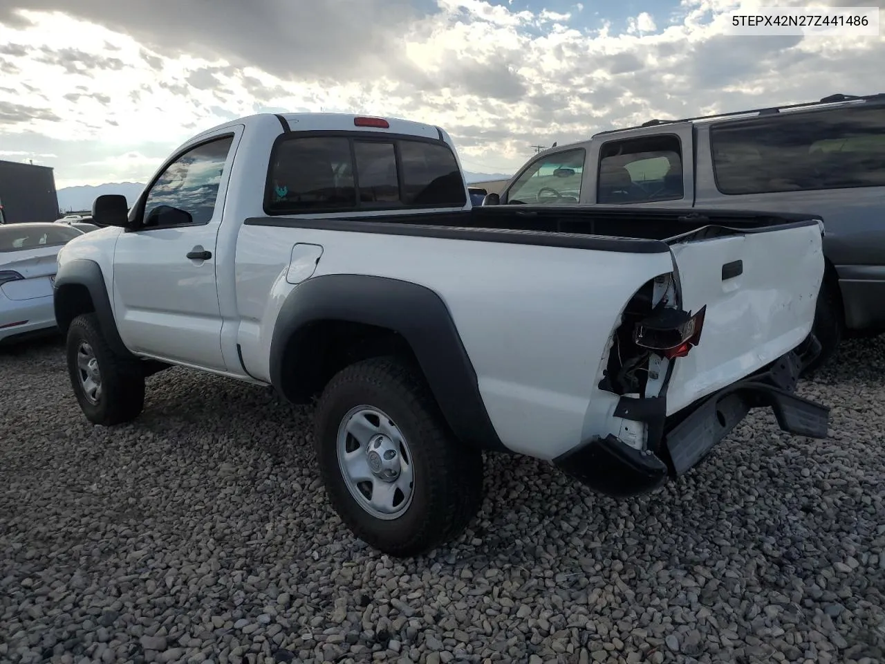 5TEPX42N27Z441486 2007 Toyota Tacoma