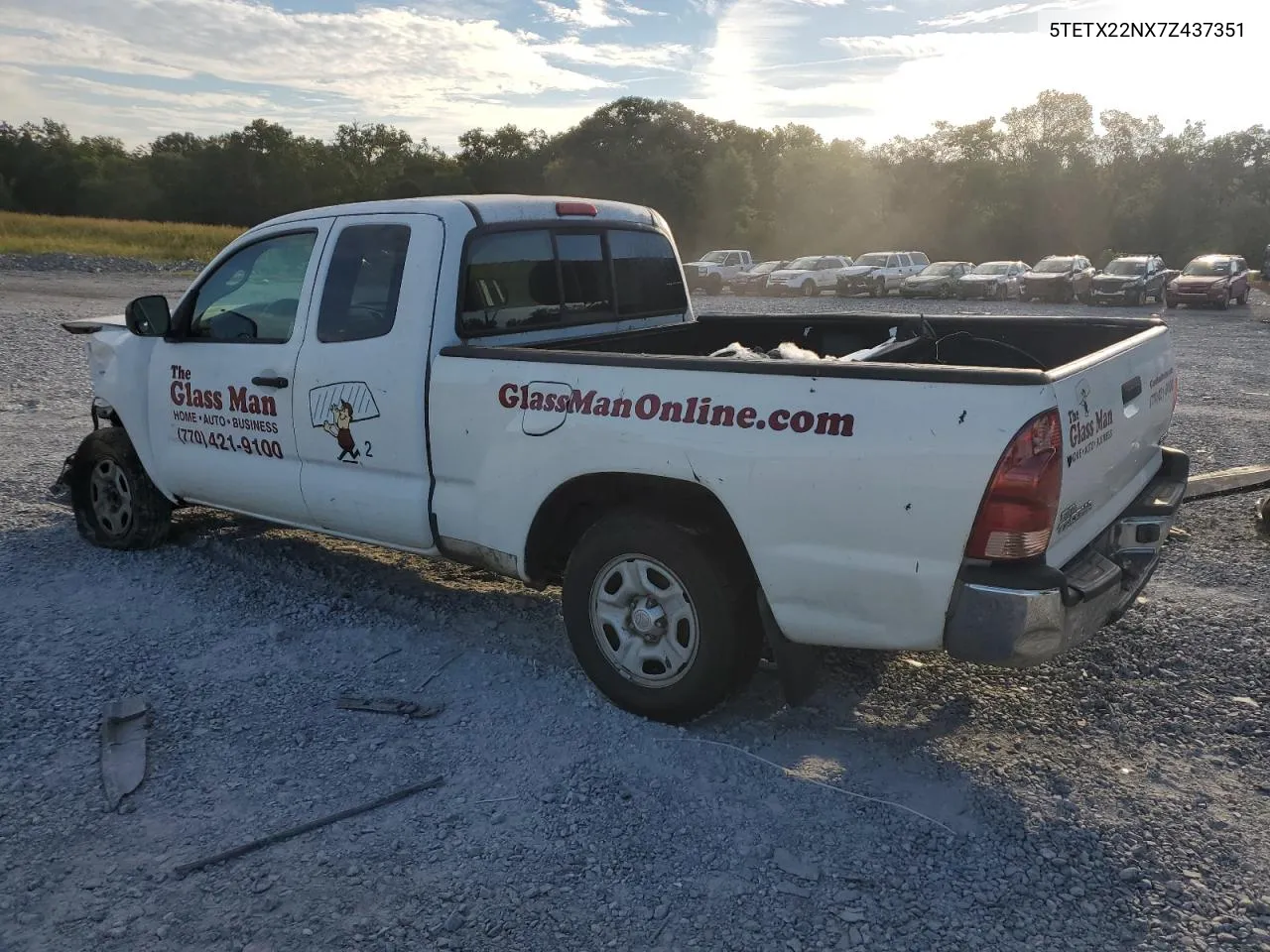 2007 Toyota Tacoma Access Cab VIN: 5TETX22NX7Z437351 Lot: 69688694