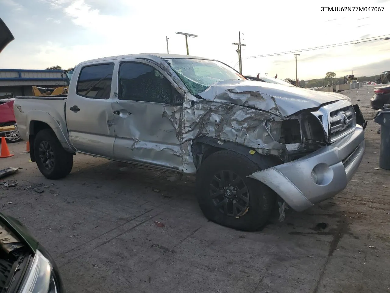 2007 Toyota Tacoma Double Cab Prerunner VIN: 3TMJU62N77M047067 Lot: 69758344