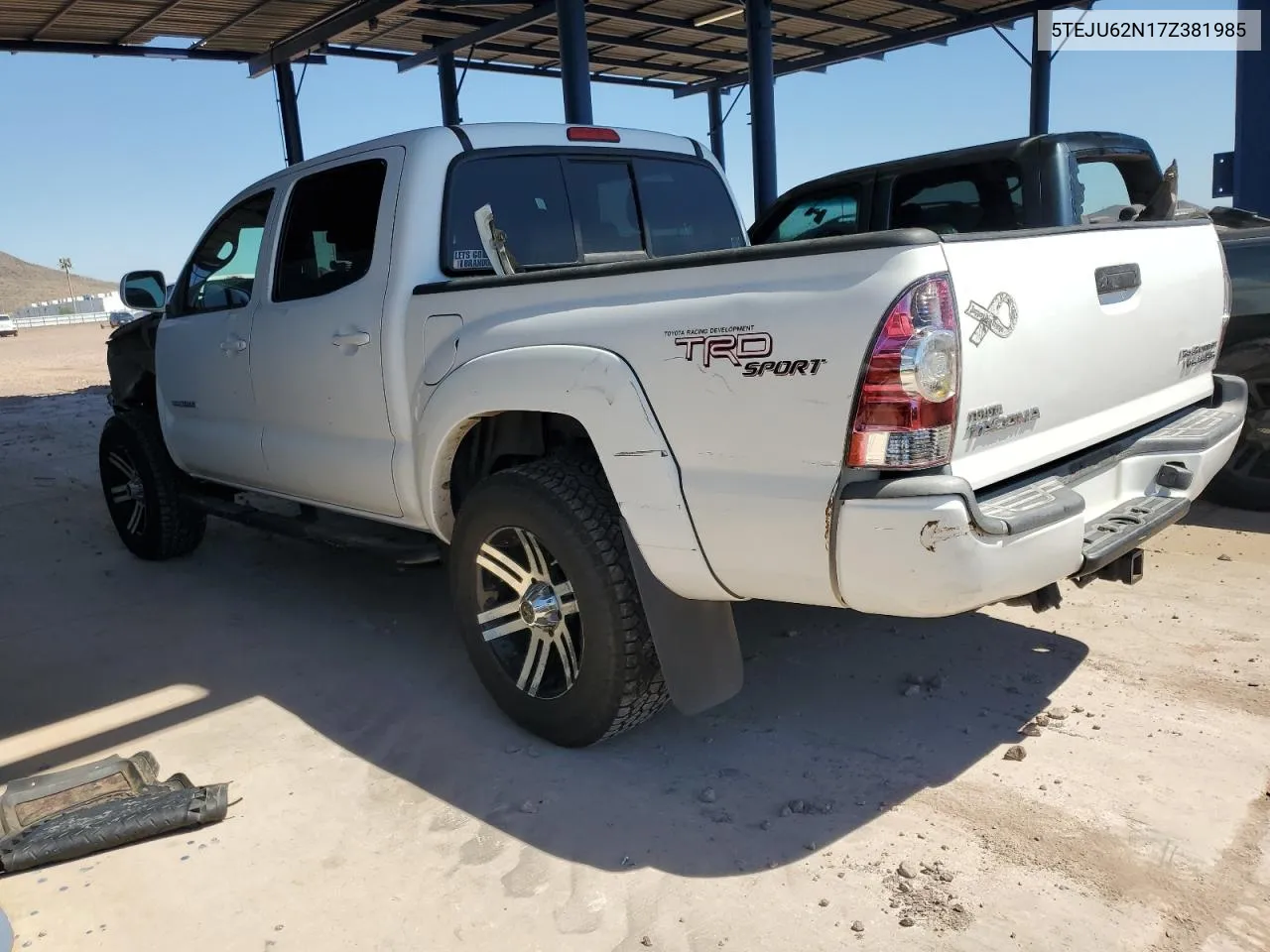 2007 Toyota Tacoma Double Cab Prerunner VIN: 5TEJU62N17Z381985 Lot: 70061594