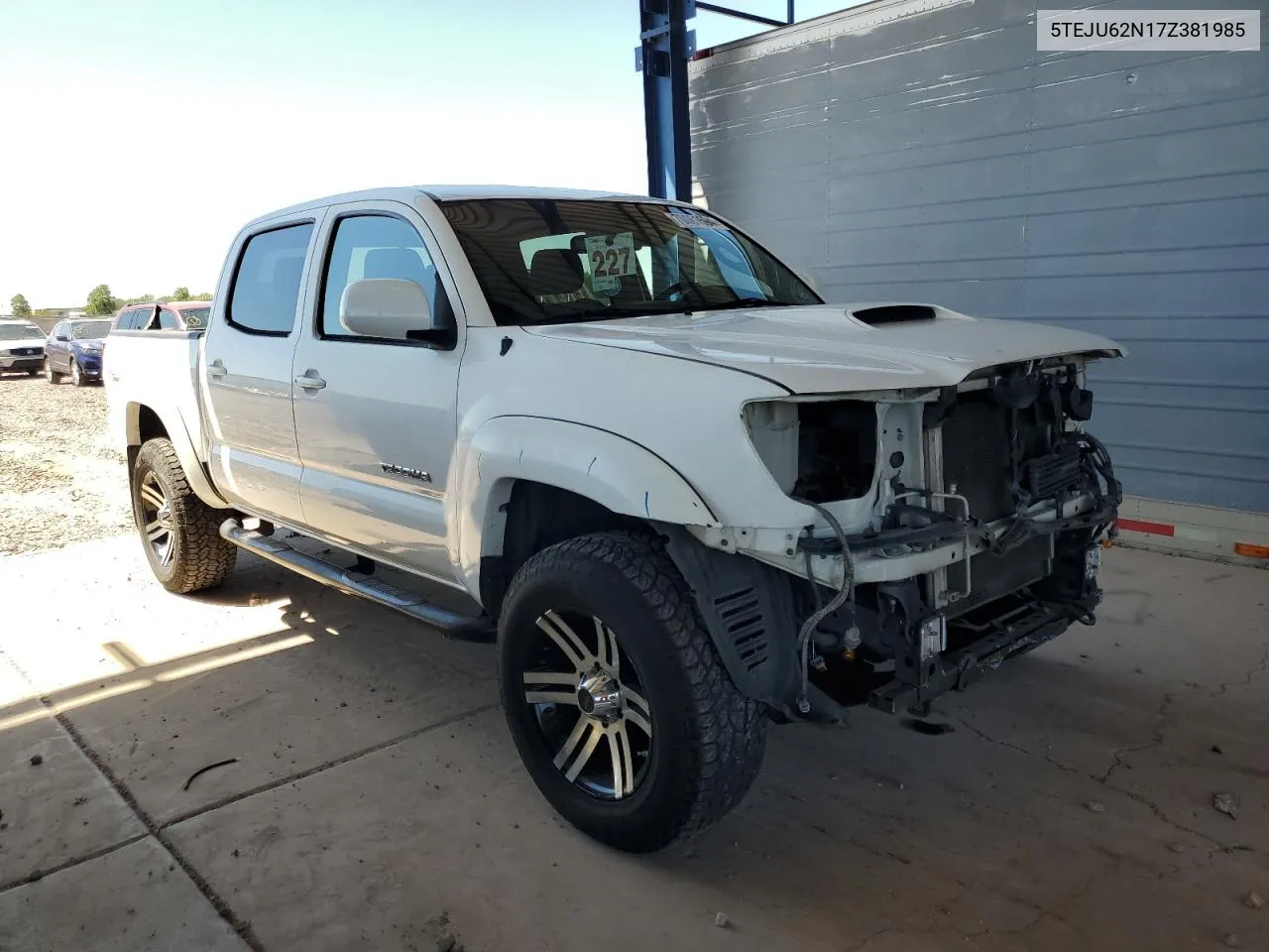 2007 Toyota Tacoma Double Cab Prerunner VIN: 5TEJU62N17Z381985 Lot: 70061594