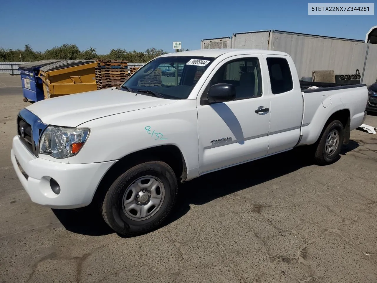 5TETX22NX7Z344281 2007 Toyota Tacoma Access Cab