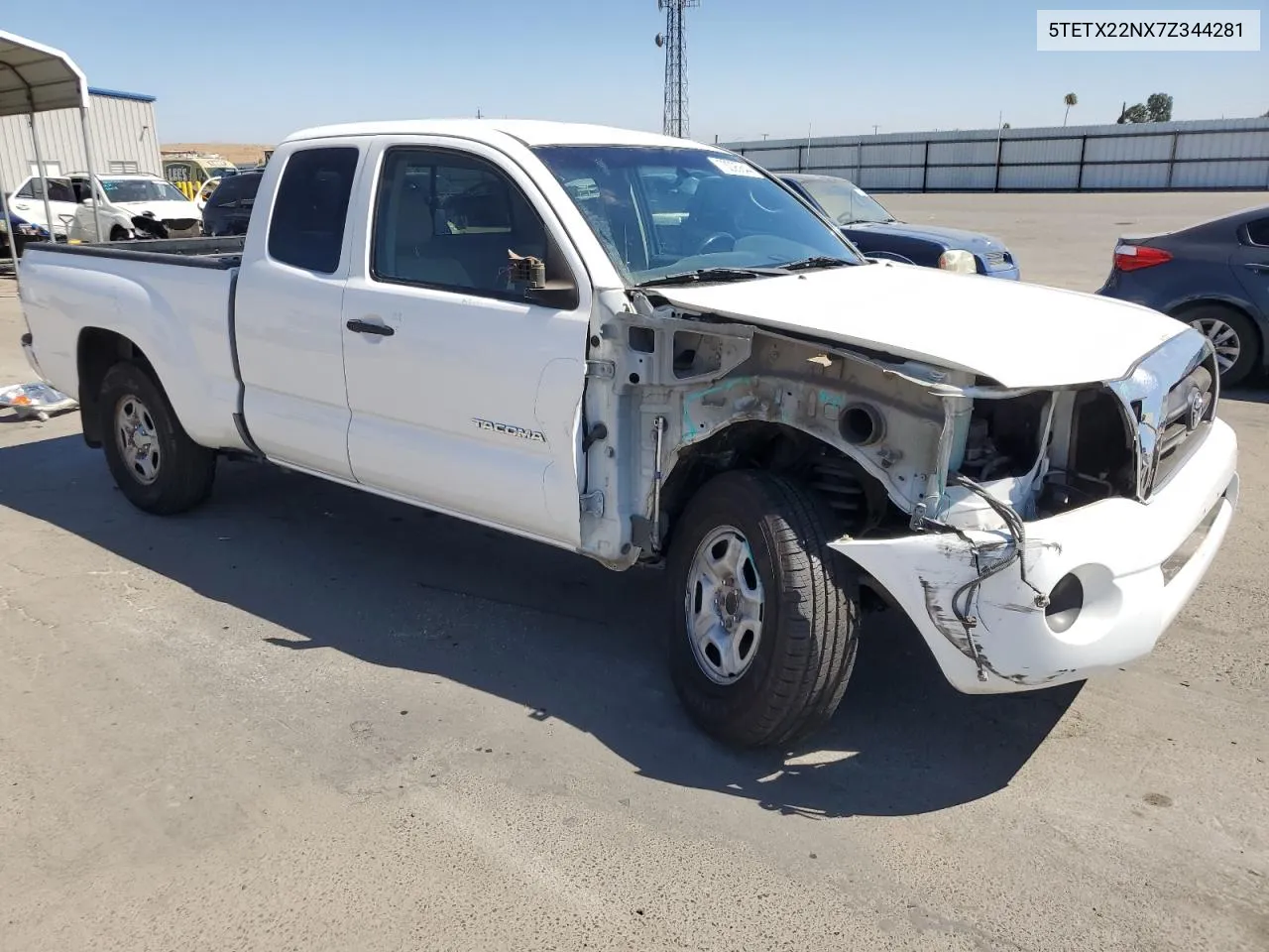 2007 Toyota Tacoma Access Cab VIN: 5TETX22NX7Z344281 Lot: 70095844