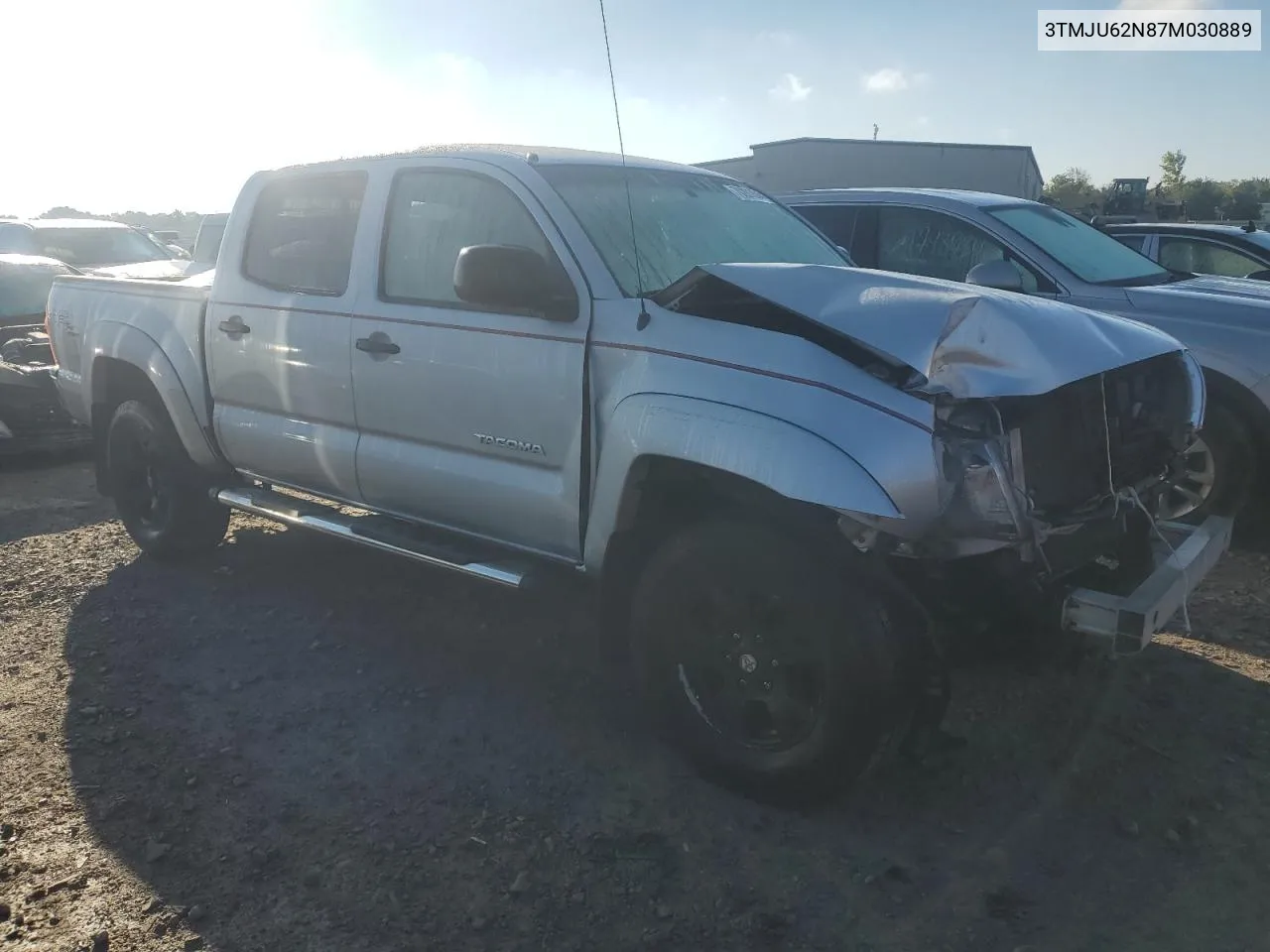 2007 Toyota Tacoma Double Cab Prerunner VIN: 3TMJU62N87M030889 Lot: 70201884