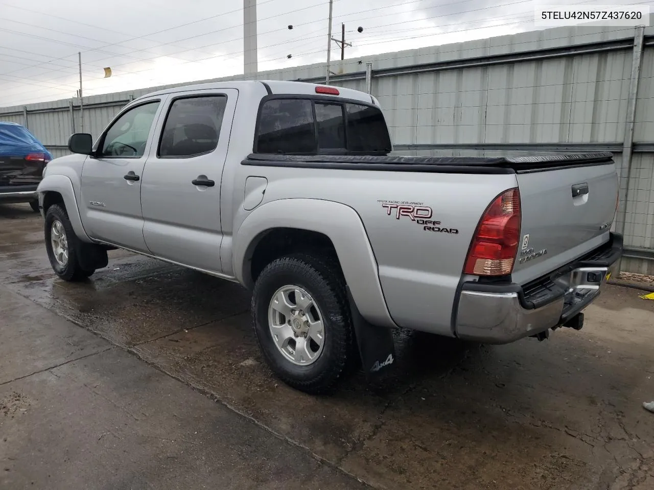 2007 Toyota Tacoma Double Cab VIN: 5TELU42N57Z437620 Lot: 70427664