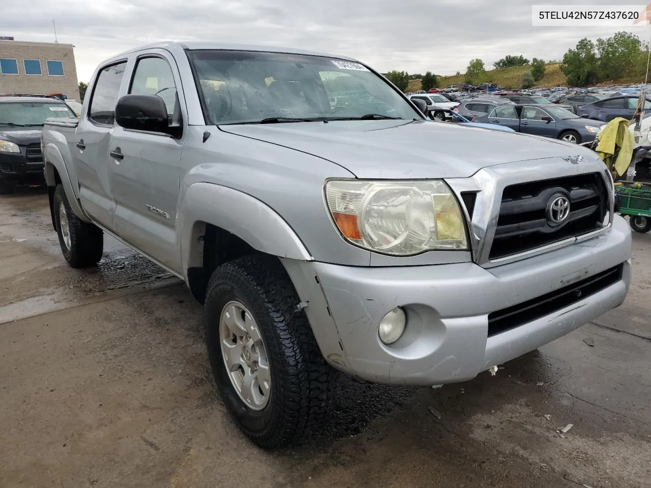 2007 Toyota Tacoma Double Cab VIN: 5TELU42N57Z437620 Lot: 70427664