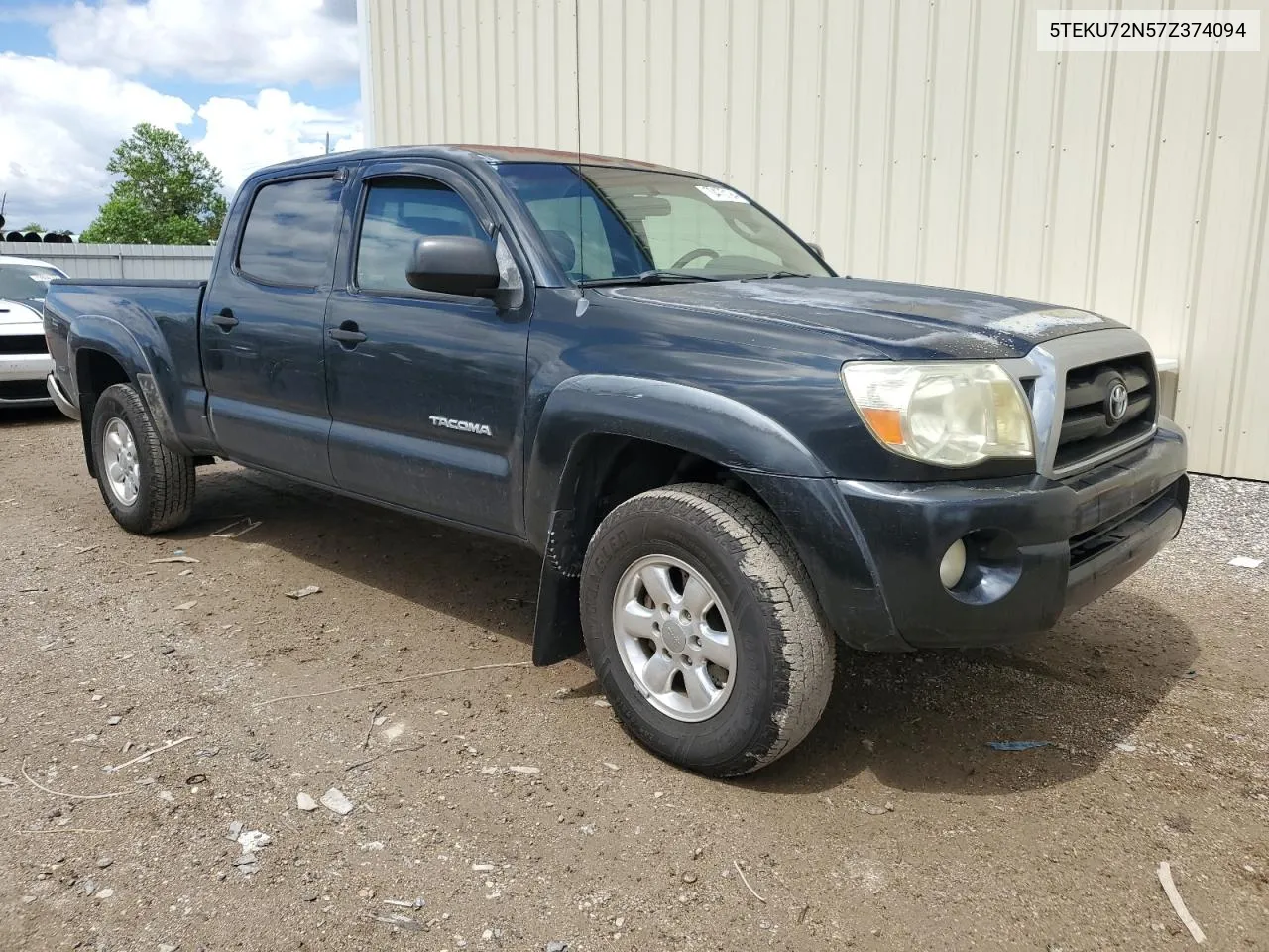 2007 Toyota Tacoma Double Cab Prerunner Long Bed VIN: 5TEKU72N57Z374094 Lot: 70470194