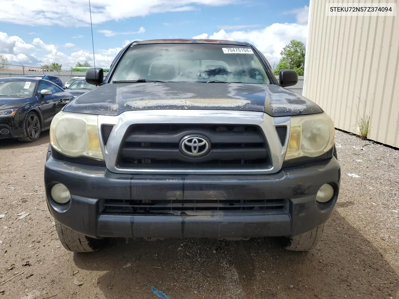 2007 Toyota Tacoma Double Cab Prerunner Long Bed VIN: 5TEKU72N57Z374094 Lot: 70470194