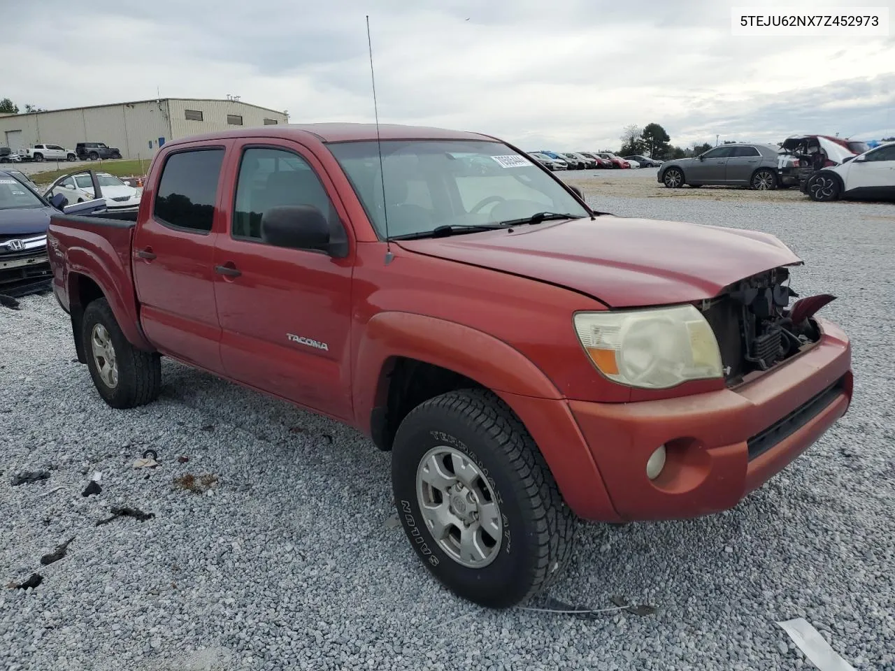 2007 Toyota Tacoma Double Cab Prerunner VIN: 5TEJU62NX7Z452973 Lot: 70505444