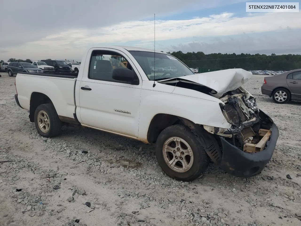 2007 Toyota Tacoma VIN: 5TENX22N87Z401084 Lot: 70832644