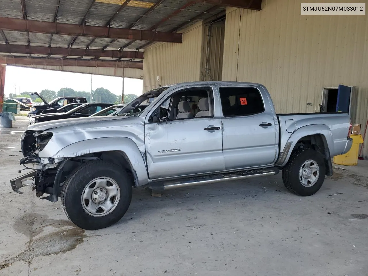 2007 Toyota Tacoma Double Cab Prerunner VIN: 3TMJU62N07M033012 Lot: 71104394