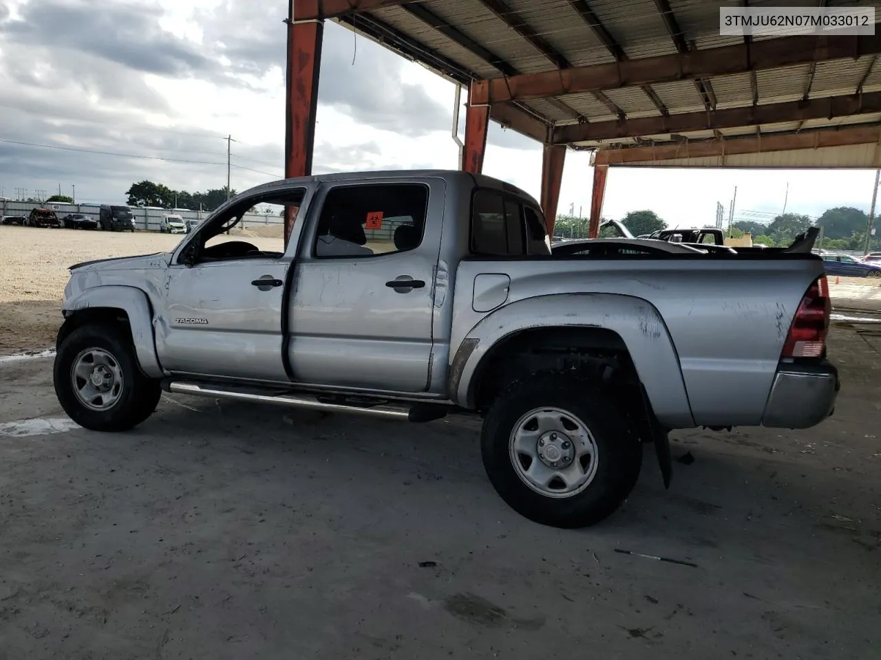 2007 Toyota Tacoma Double Cab Prerunner VIN: 3TMJU62N07M033012 Lot: 71104394