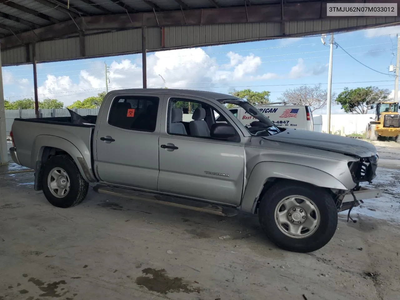 2007 Toyota Tacoma Double Cab Prerunner VIN: 3TMJU62N07M033012 Lot: 71104394