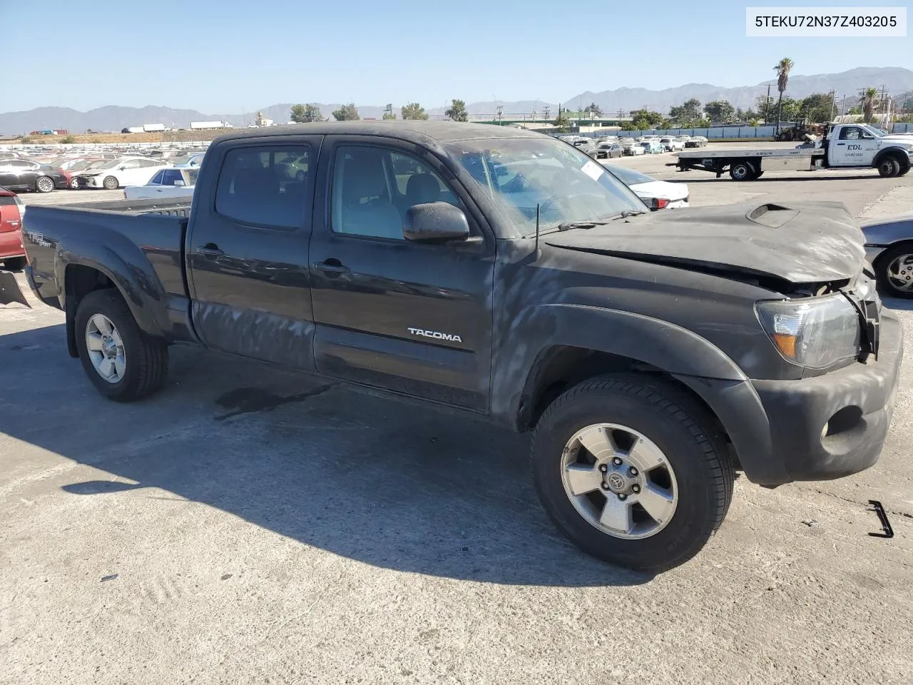 2007 Toyota Tacoma Double Cab Prerunner Long Bed VIN: 5TEKU72N37Z403205 Lot: 71107564