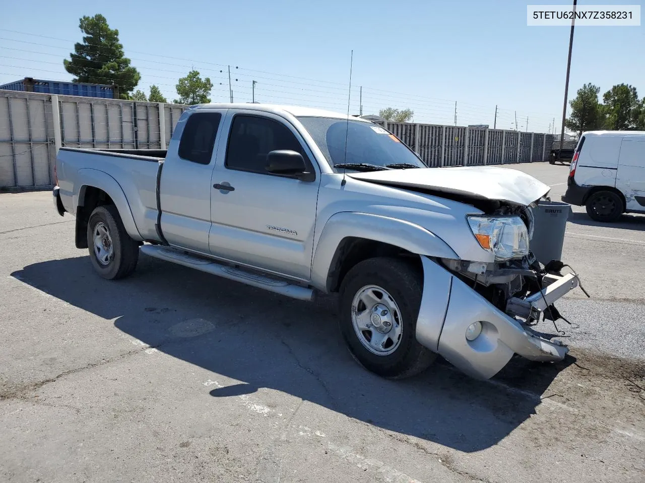 2007 Toyota Tacoma Prerunner Access Cab VIN: 5TETU62NX7Z358231 Lot: 71194624