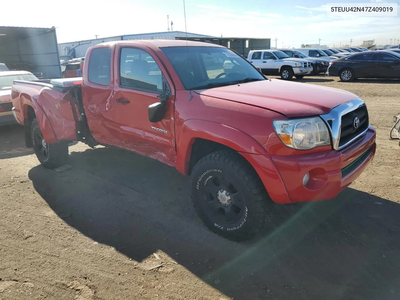 2007 Toyota Tacoma Access Cab VIN: 5TEUU42N47Z409019 Lot: 71255954