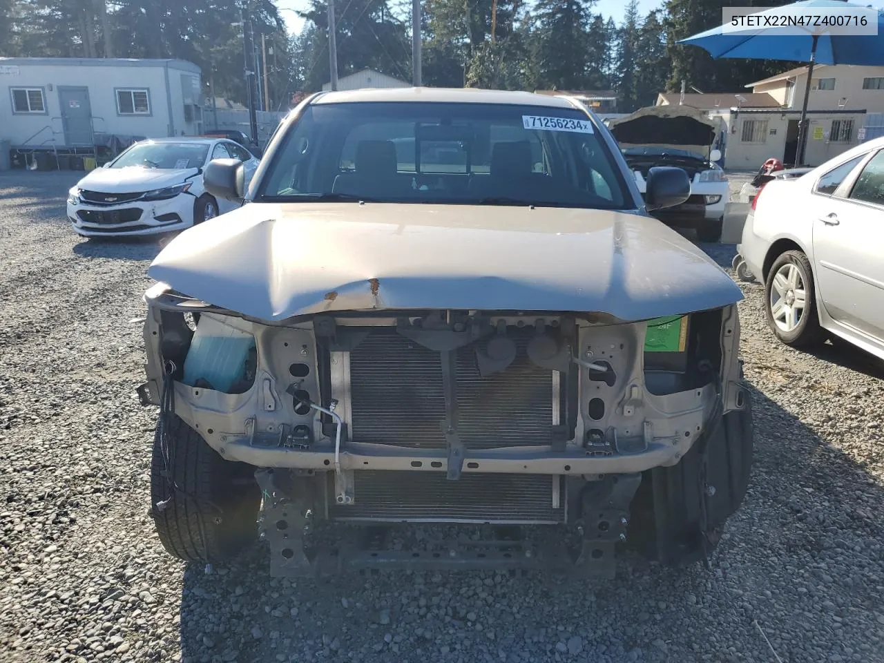 5TETX22N47Z400716 2007 Toyota Tacoma Access Cab