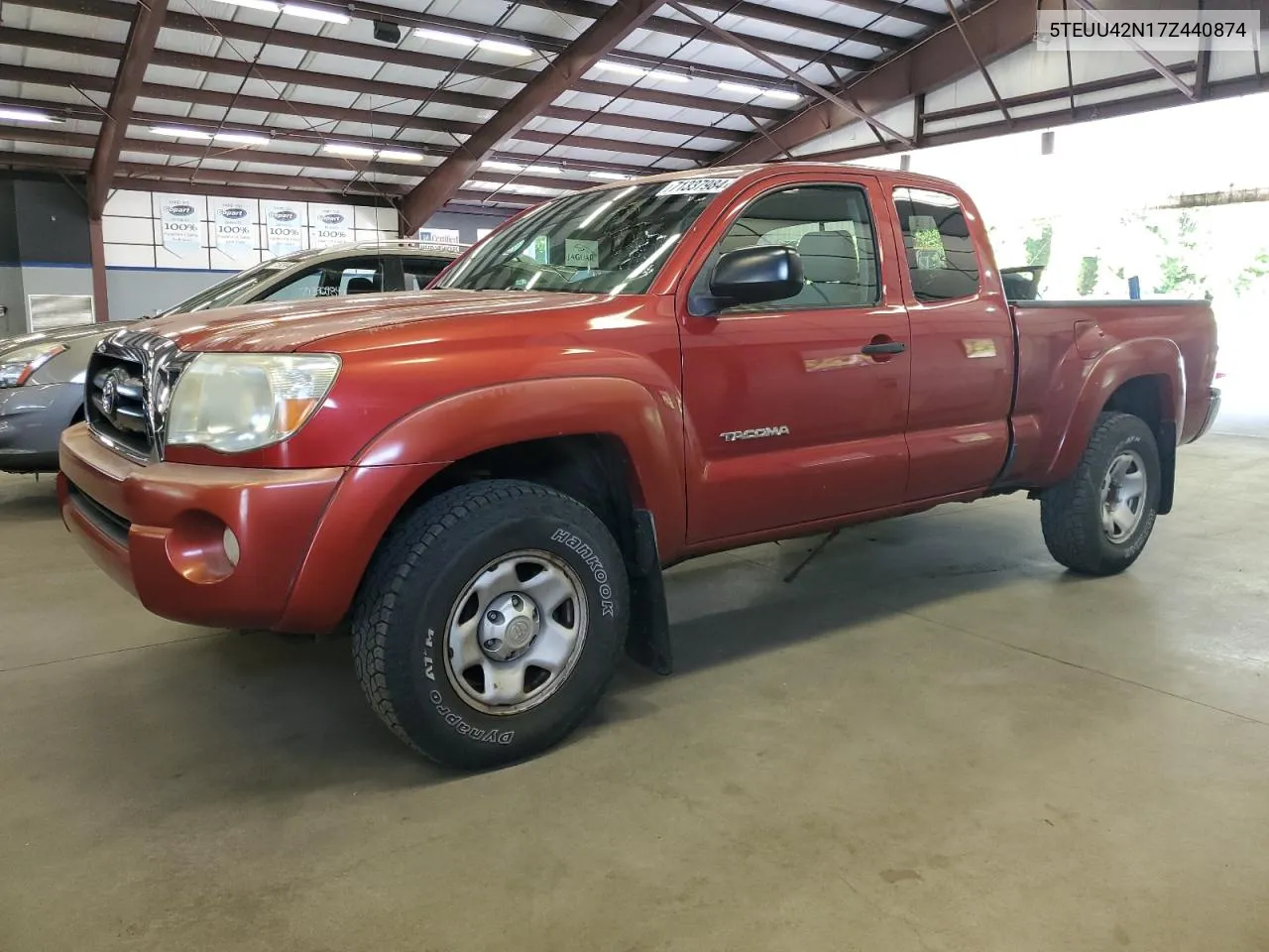 2007 Toyota Tacoma Access Cab VIN: 5TEUU42N17Z440874 Lot: 71337984