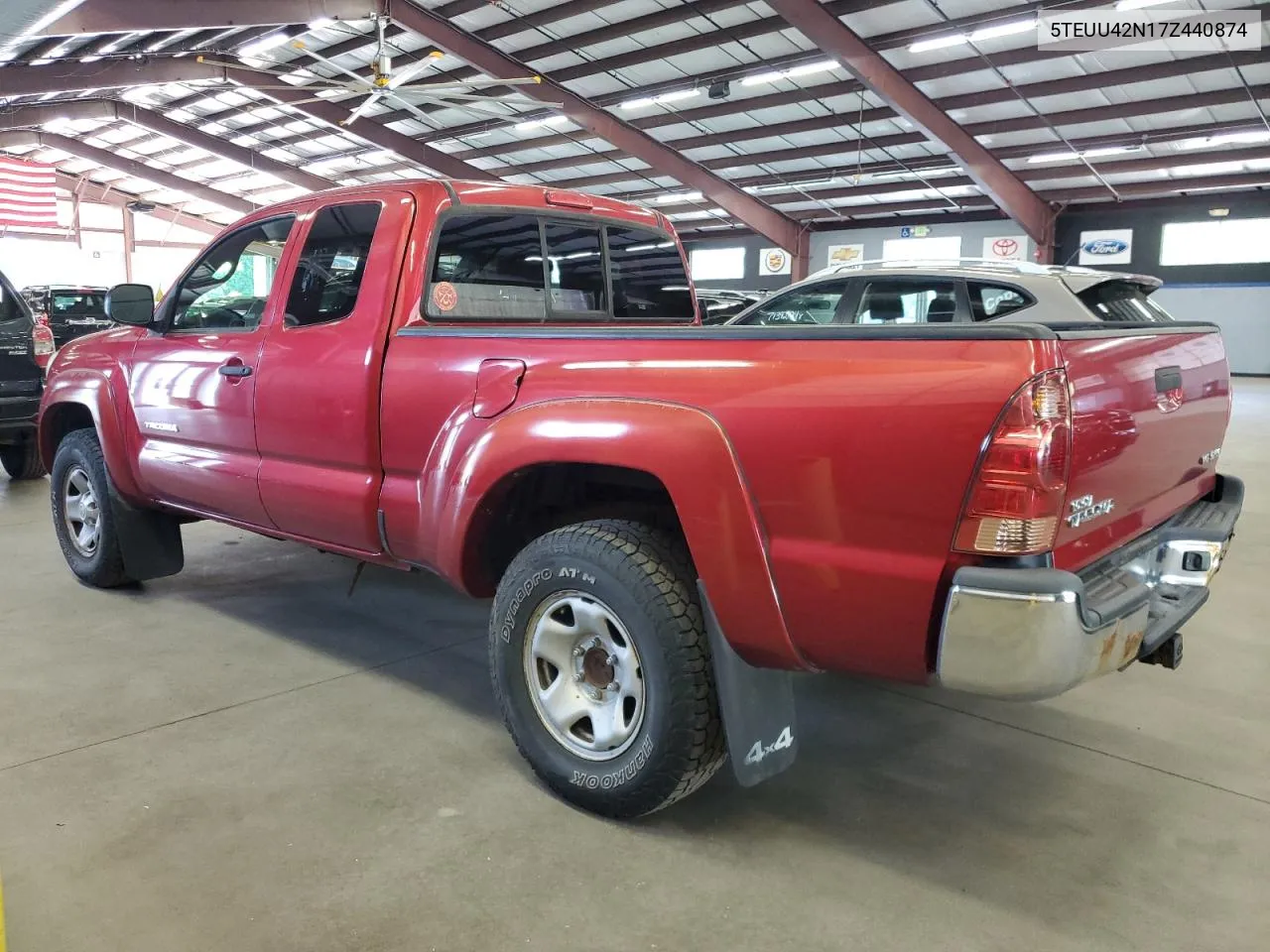 2007 Toyota Tacoma Access Cab VIN: 5TEUU42N17Z440874 Lot: 71337984