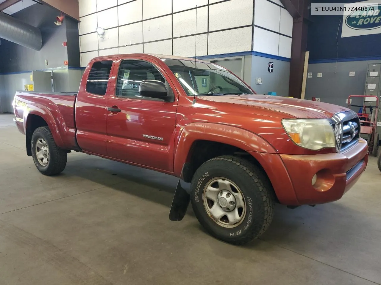 2007 Toyota Tacoma Access Cab VIN: 5TEUU42N17Z440874 Lot: 71337984