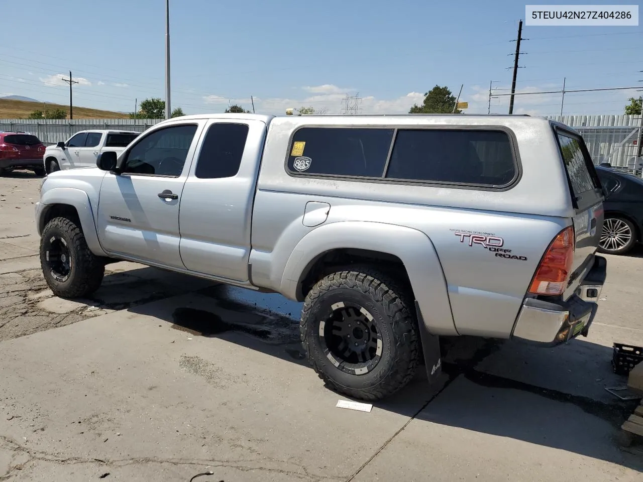 2007 Toyota Tacoma Access Cab VIN: 5TEUU42N27Z404286 Lot: 71452624