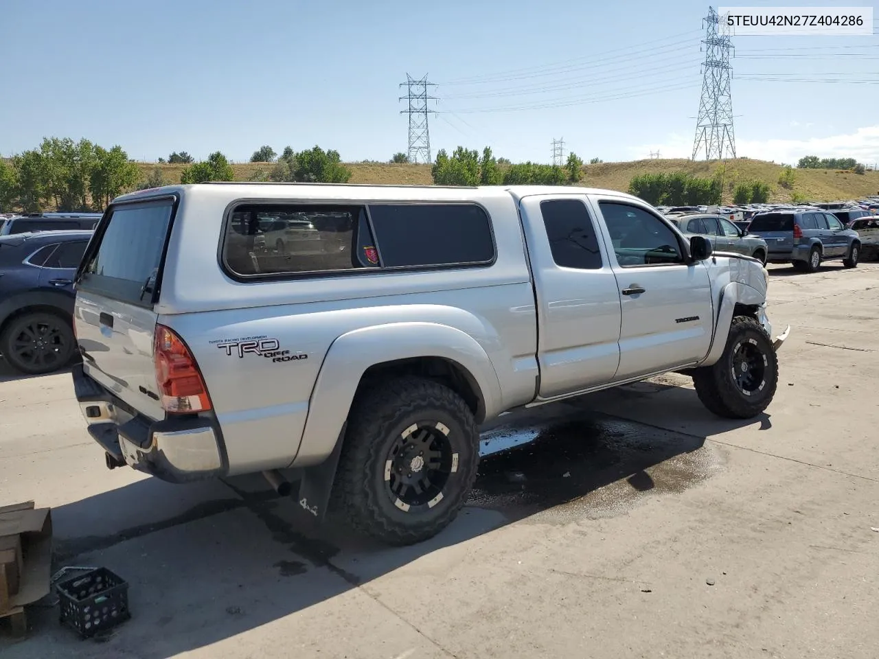 2007 Toyota Tacoma Access Cab VIN: 5TEUU42N27Z404286 Lot: 71452624